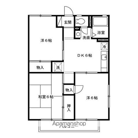 パールハイツ木立４７の間取り