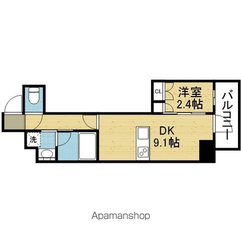 K−COURT谷町四丁目の間取り写真