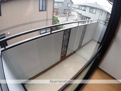 サンライズ　Ａ[1LDK/45.41m2]のバルコニー