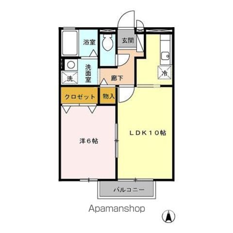 ルミエール花立 A棟の間取り写真