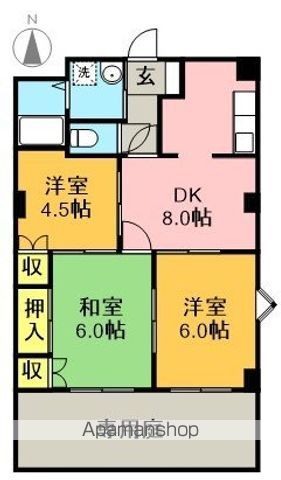 フォレスト高間の間取り写真