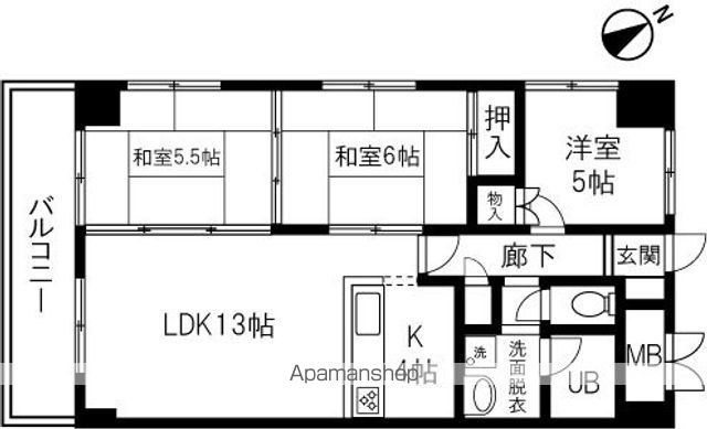 高砂関弐番館の間取り写真