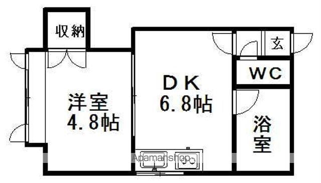 アーバンコート東札幌IIIAの間取り写真