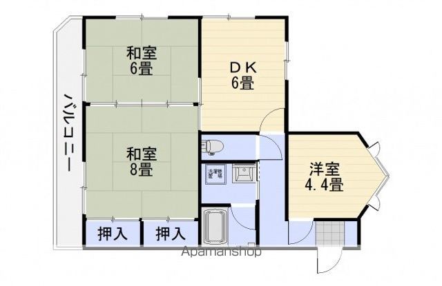妙マンションの間取り写真