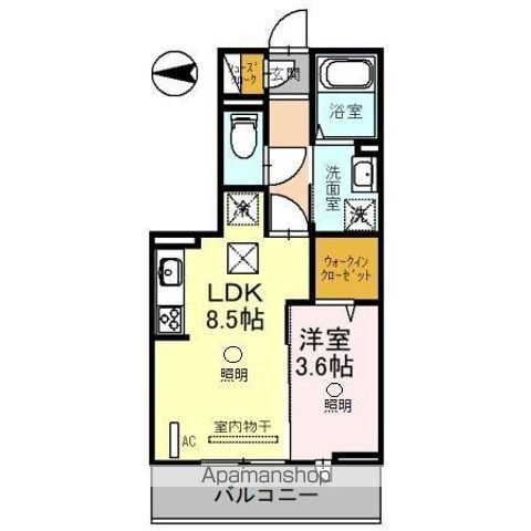 フォンテーヌの間取り写真