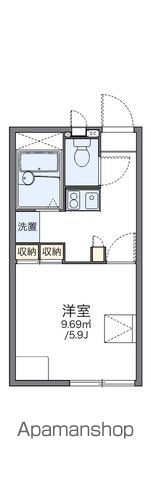 レオパレスプリマベーラ 203 ｜ 千葉県柏市あけぼの５丁目1-12（賃貸アパート1K・2階・20.28㎡） その2