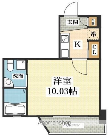 URBAN FLATS江坂の間取り写真
