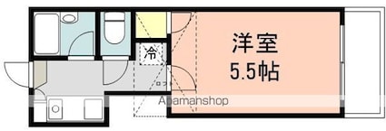 Ｓ・Ｔクローバー[1K/19.38m2]の間取図