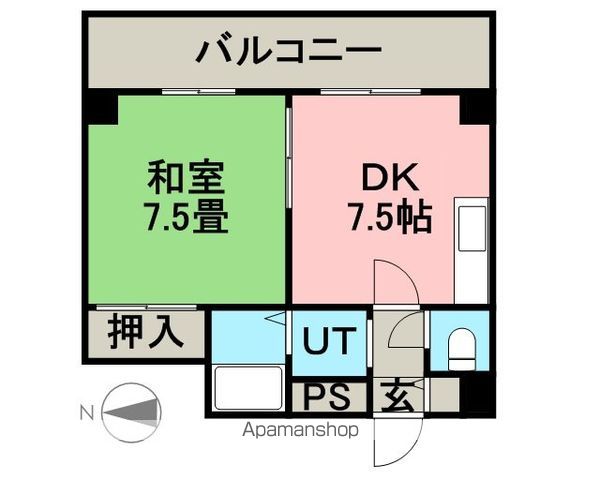 ドミ17公園通りの間取り写真