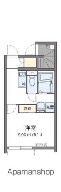 クレイノグラン曳舟[1K/22.72m2]の間取図