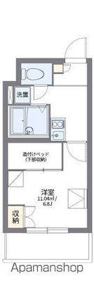 レオパレス本駒込[1K/20.23m2]の間取図
