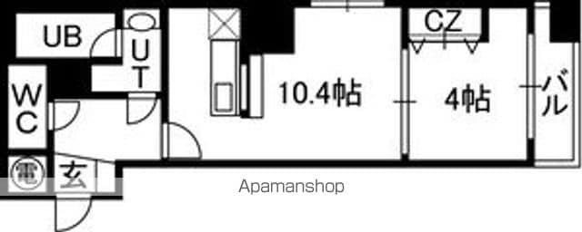 アルファタワー札幌南4条の間取り写真
