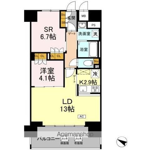 リーラ横浜川和町の間取り写真