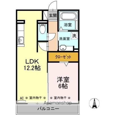 LUMIERE MARUJUの間取り写真