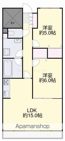 クレール野田の間取り写真