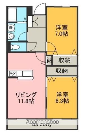 フルスパシエンテの間取り写真
