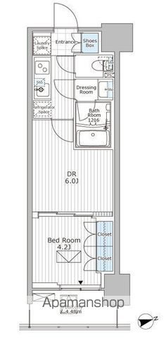 パークアクシス市川の間取り