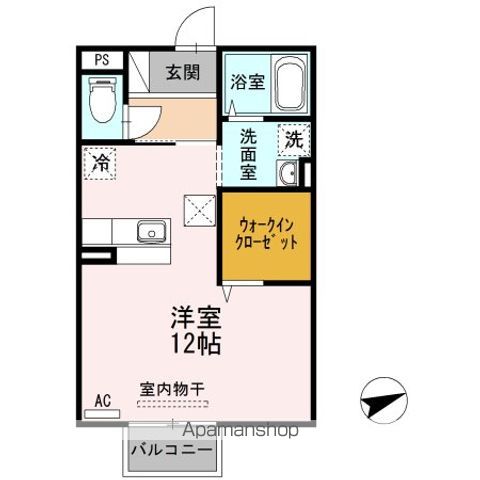 セゾン Aの間取り写真