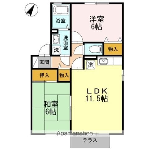 たんぽぽハウス C棟の間取り写真