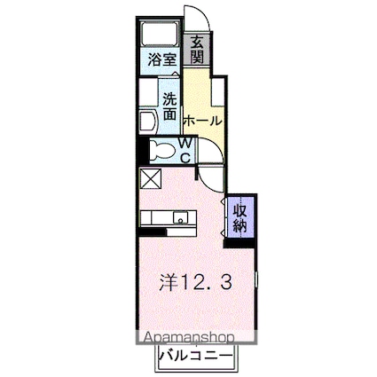 セピアコートＫ　Ｂ[1R/33.15m2]の間取図