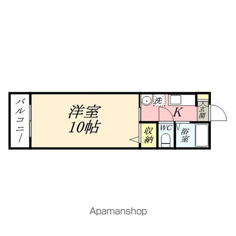 オーランド富田町の間取り写真