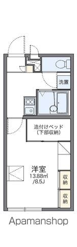レオパレスアトリオの間取り写真
