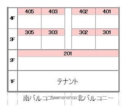 大澤ビル[1K/17m2]の配置図