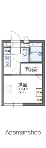 レオパレスオネスティⅡ 201 ｜ 千葉県松戸市北松戸３丁目2-2（賃貸アパート1K・2階・19.87㎡） その2