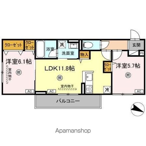 DーROOM原町駅南の間取り写真