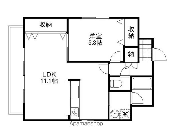 カーサフィオーレ表町の間取り写真