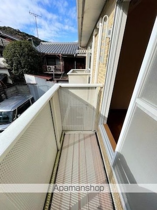 滋賀県大津市京町１丁目[1K/30.01m2]のバルコニー