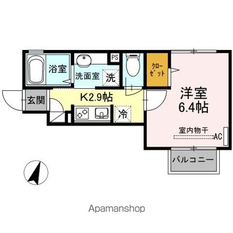 フェンテ大原町 101 ｜ 東京都板橋区大原町41-6（賃貸アパート1K・1階・24.11㎡） その2