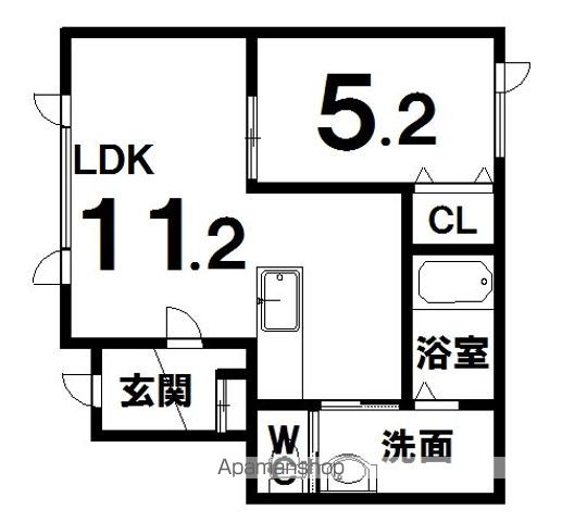 エスペランサ新得VIIの間取り写真
