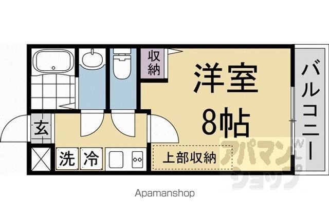 フラッティ天神川三条の間取り写真