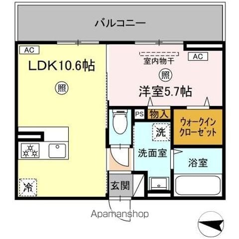 シャルマン12の間取り写真