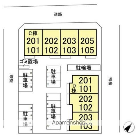 クリアシーズンズ　Ｃ 102 ｜ 千葉県流山市西平井２丁目20-の1（賃貸アパート1LDK・1階・53.33㎡） その21