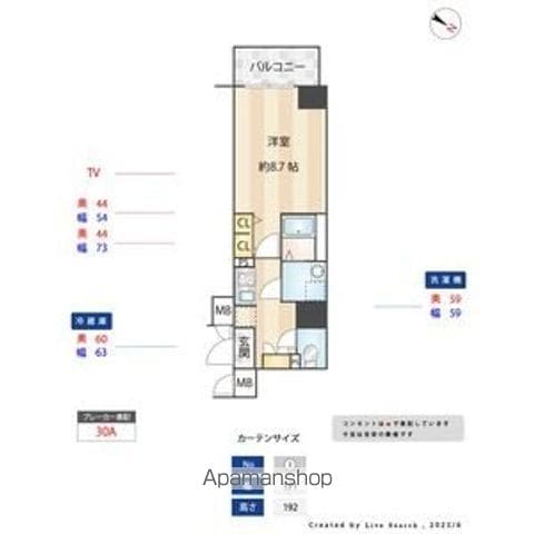 SーRESIDENCE神宮西駅前ASCENTの間取り写真