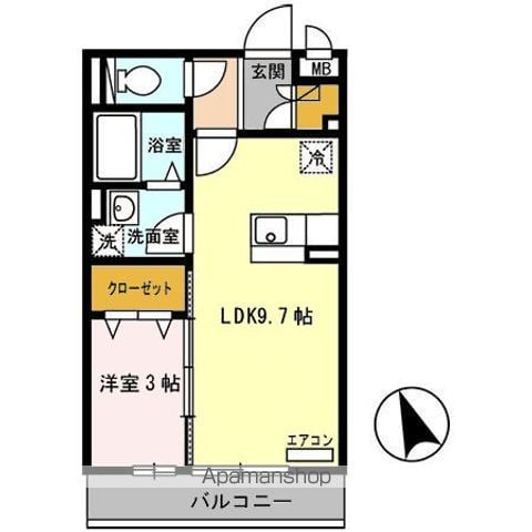 シャトレ清風の間取り写真