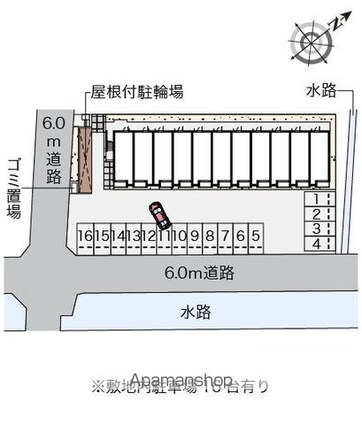 ミランダルピナスⅢ[1R/26.5m2]の配置図