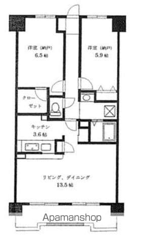 カルムードゥ町田の間取り写真