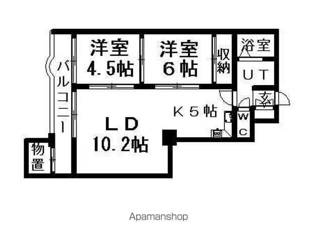 ブールヴァール平岡の間取り写真