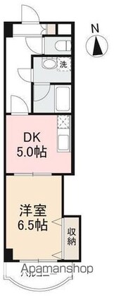 アレスト１０１[1DK/34.97m2]の間取図