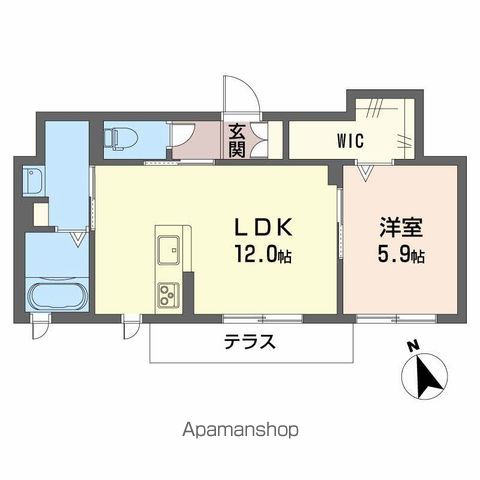 クレアージュ南方の間取り写真
