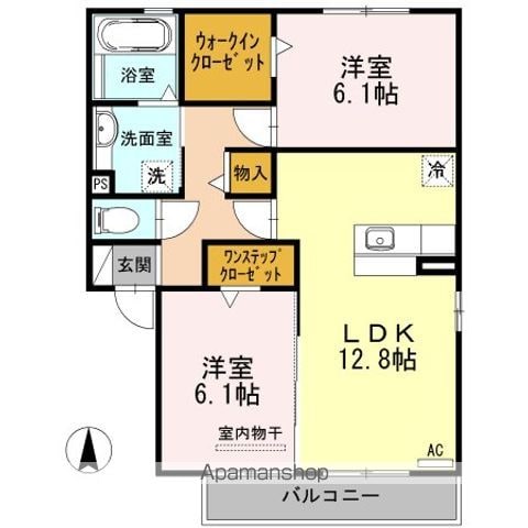 ビューコートの間取り写真