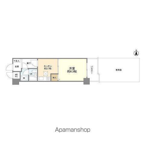 【ライオンズマンション武蔵新城第２の間取り】