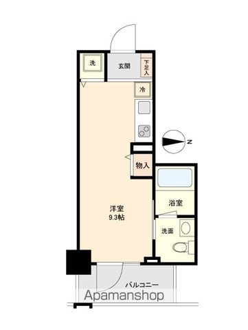 ロイジェント板橋本町 416 ｜ 東京都板橋区大和町22-4（賃貸マンション1R・4階・25.53㎡） その2