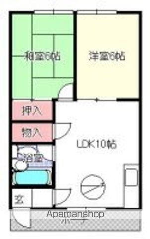 富樫ハイツの間取り写真