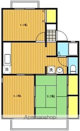 カーサ・アルビオンＥ棟[3DK/53.68m2]の間取図