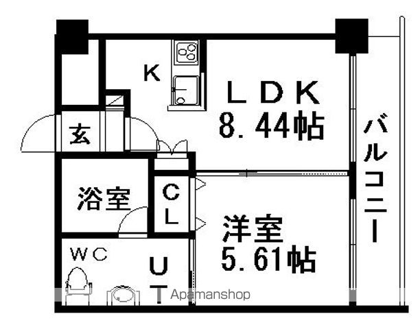 プライマル札幌北4条の間取り写真