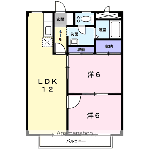 【シティハイツ小川Ⅱの間取り】